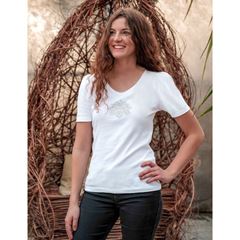 Immagine di Shirt Lotus mit Raffärmeln von The Spirit of OM