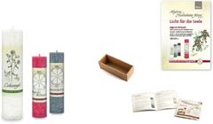 Image de Weihnachtspaket Allgäuer Heilkräuterkerzen 1