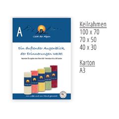 Bild von Keilrahmenbild Licht der Alpen L, 70 x 50 cm