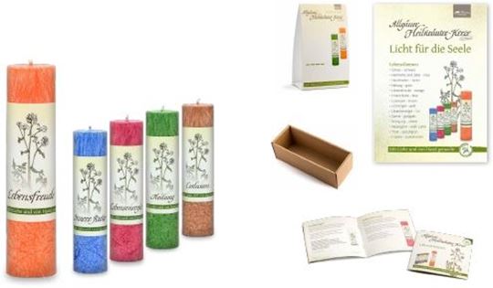 Image sur Starterpaket 1 Allgäuer Heilkräuter-Kerzen 