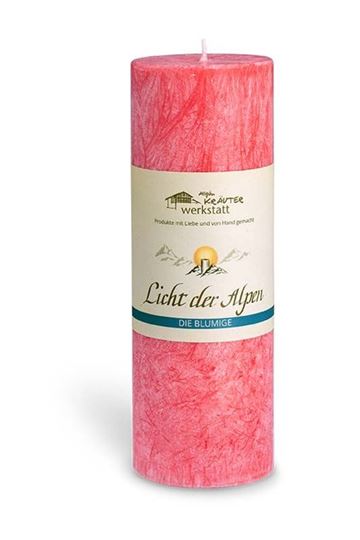Image sur Duftkerze Licht der Alpen - Die Blumige