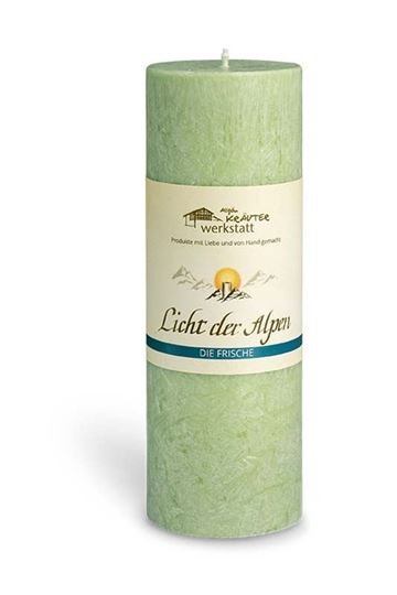 Image sur Duftkerze Licht der Alpen - Die Frische