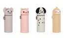 Bild von Silikon Federmäppchen Cute Animals 12 Stk assortiert, Hund, Faultier, Maus, Schw