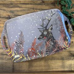 Bild von LARGE STAG IN BRACKEN TRAY