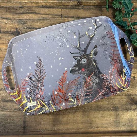 Bild von LARGE STAG IN BRACKEN TRAY