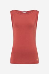 Bild von Tanktop Bambus high-neck in erdrot von The Spirit of Om