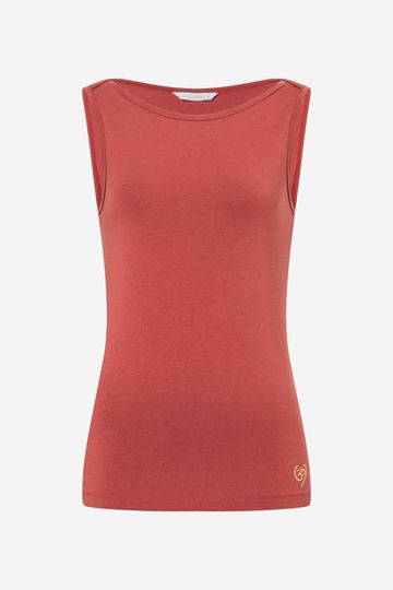 Bild von Tanktop Bambus high-neck in erdrot von The Spirit of Om