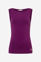 Bild von Tanktop Bambus high-neck in viola von The Spirit of Om