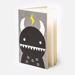 Image de Noodoll Pocket Notebook Ricemon Black, VE-6