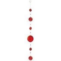 Image de Suncatcher Spiral Fiberglas rot-orange 72cm