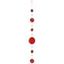 Bild von Suncatcher Spiral Fiberglas rot-orange 72cm