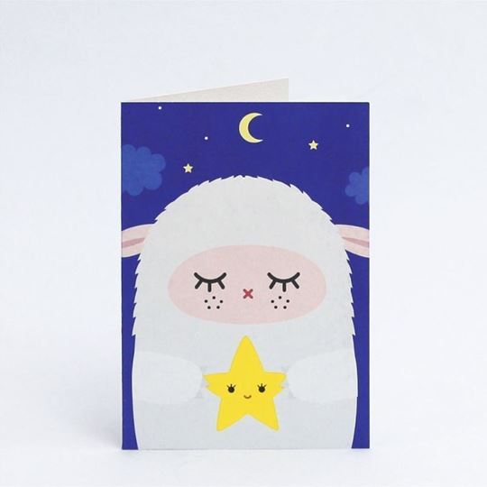 Picture of Noodoll Standard Card Ricemere sheep, VE-6