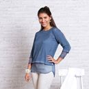 Picture of Strickpulli mit Seide in jeansblau von The Spirit of OM