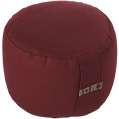 Immagine di Meditationskissen Basic Höhe 19 cm in Weinrot von Lotus Design