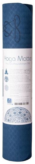 Picture of Yogamatte TPE ecofriendly - dunkelblau/hellblau