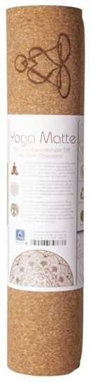 Picture of Yogamatte aus Kork mit Blume des Lebens