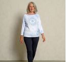 Bild von Shirt Mandala Heaven 3/4 Arm  in wolkenblau von The Spirit of OM