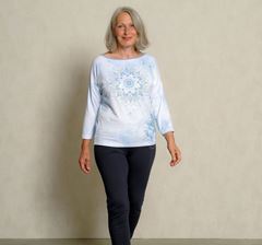Immagine di Shirt Mandala Heaven 3/4 Arm  in wolkenblau von The Spirit of OM