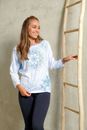 Bild von Shirt Mandala Heaven 3/4 Arm  in wolkenblau von The Spirit of OM