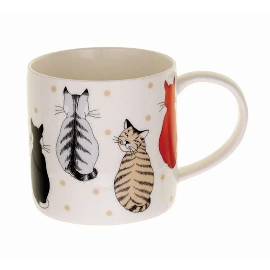 Image sur Cats In Waiting New Bone China Mug - Ulster Weavers