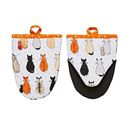 Image sur Cats In Waiting Microwave Mitts - Ulster Weavers