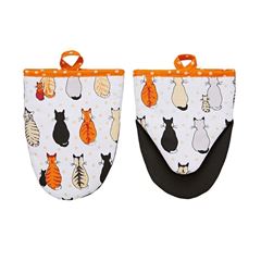 Image de Cats In Waiting Microwave Mitts - Ulster Weavers