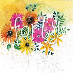 Bild von FORTY BIRTHDAY CARD