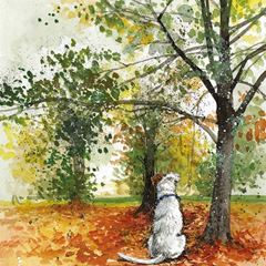 Bild von AUTUMN LEAVES BLANK CARD