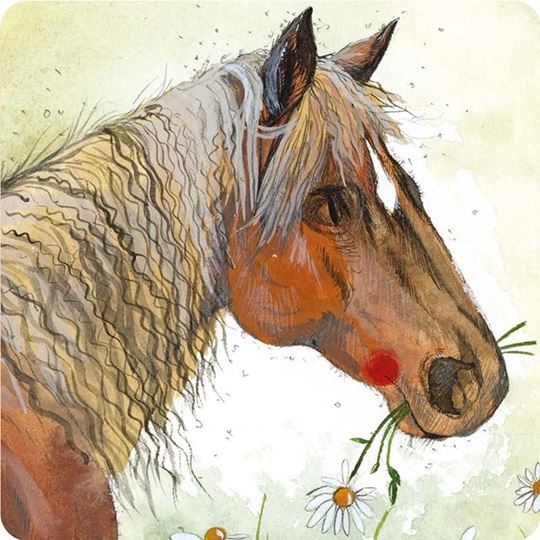 Bild von  HORSE AND FLOWERS
