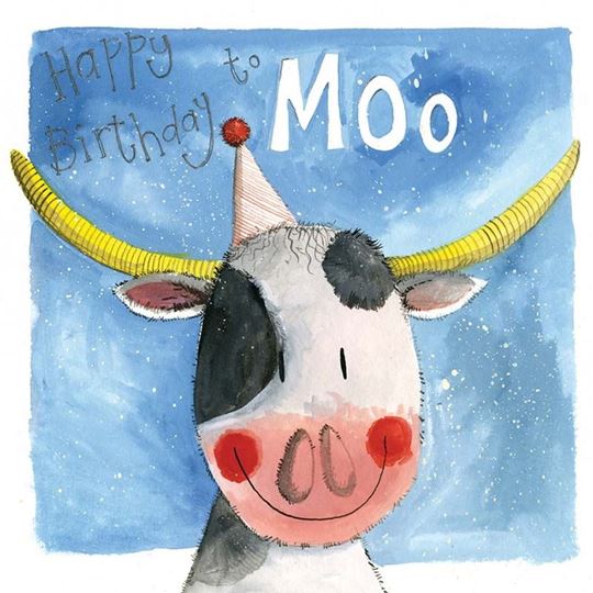 Picture of MOO BIRTHDAY CARD