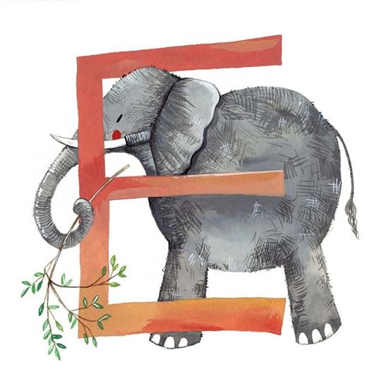 Picture of E ALPHABET TILE