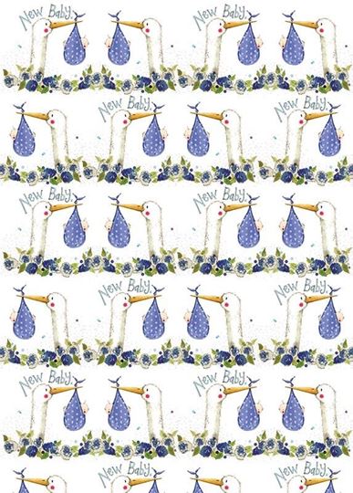 Bild von NEW BABY BOY GIFT WRAP