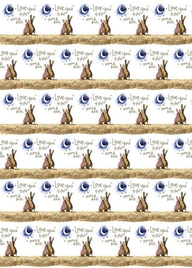 Image sur MOON GIFT WRAP
