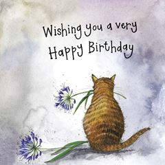 Bild von SUNSHINE AGAPANTHUS BIRTHDAY FOIL CARD