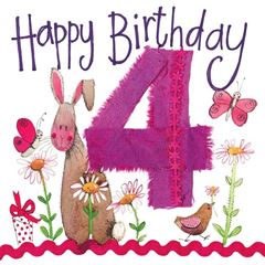 Bild von FOUR FOR A GIRL 4TH BIRTHDAY