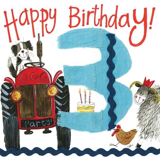 Picture of THREE FOR A BOY 3RD BIRTHDAY