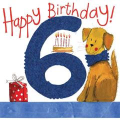 Bild von SIX FOR A BOY 6TH BIRTHDAY