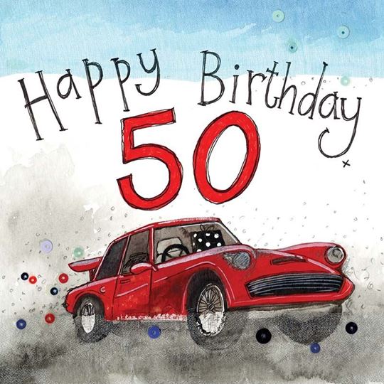 Bild von 50 YEAR OLD CAR BIRTHDAY CARD