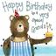 Immagine di GRANDSON BEAR BIRTHDAY CARD