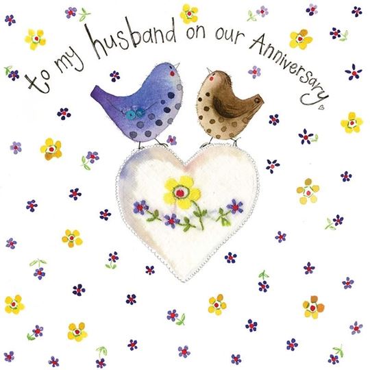 Bild von HUSBAND ANNIVERSARY CARD