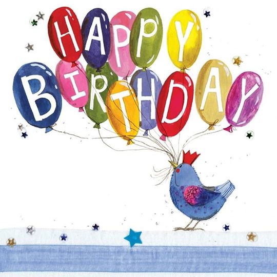 Bild von BIRD & BALLOONS BIRTHDAY CARD