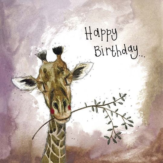 Image sur SUNSHINE GIRAFFE BIRTHDAY FOIL CARD