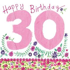 Bild von 30TH BIRTHDAY CARD