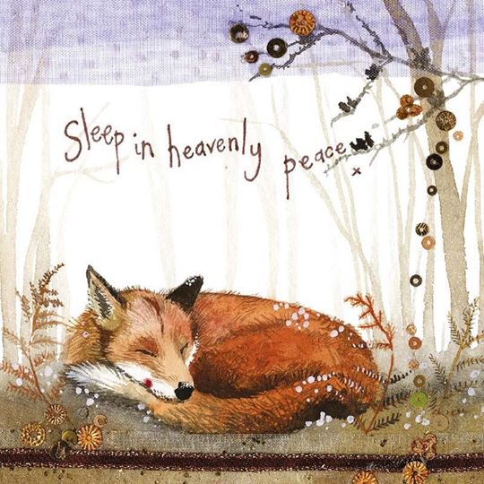 Image sur HEAVENLY PEACE FLITTERED SMALL XMAS CARD