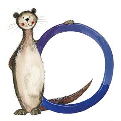 Picture of O OTTER ALPHABET TILE