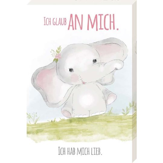 Picture of Leinwandbild Ich glaub an mich, 30 × 45 cm