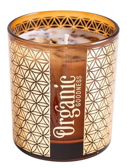 Image sur Organic Goodness Duftkerze Rose & Geranie - 200g