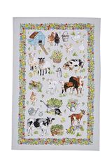 Picture of Portman Farm Cotton Tea Towel - Ulster Weavers