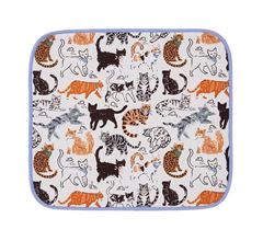 Immagine di Feline Friends Dish Drying Mat - Ulster Weavers