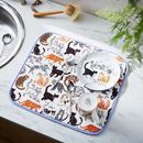 Picture of Feline Friends Dish Drying Mat - Ulster Weavers